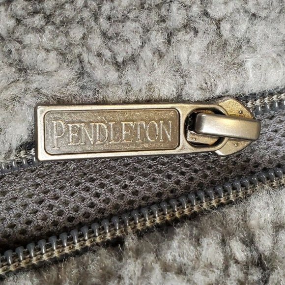 Pendleton Umatilla Camp Fleece Jacket Men's 2XL Grey - Picture 6 of 8